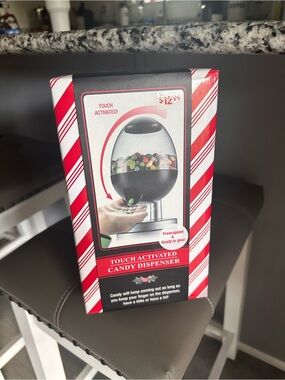 Touch Activated Candy Dispenser - Red & White Packaging